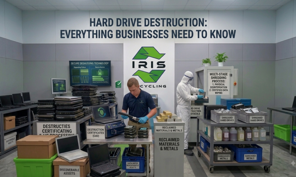 Hard Drive Destruction: Everything Businesses Need to Know