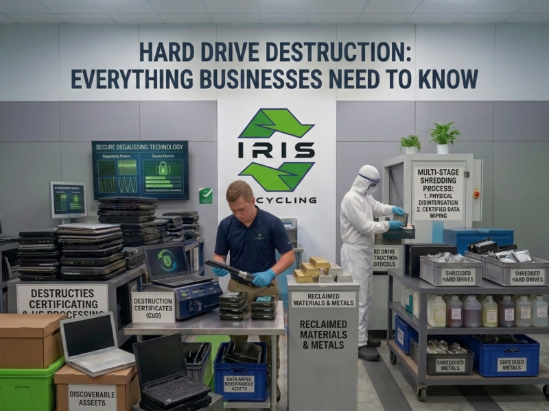 Hard Drive Destruction: Everything Businesses Need to Know